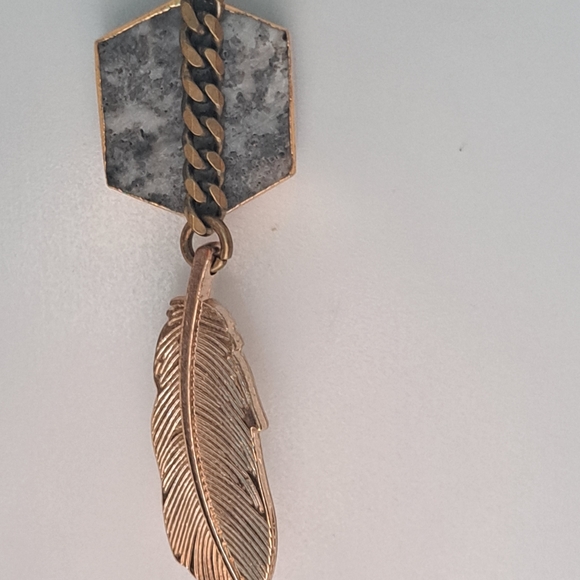 Beautifull Gray Druzy Stone Necklace - Picture 8 of 13